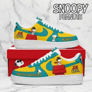 Snoopy Air Low Top Sneakers Gift For Peanuts Fans Streetwear Collection