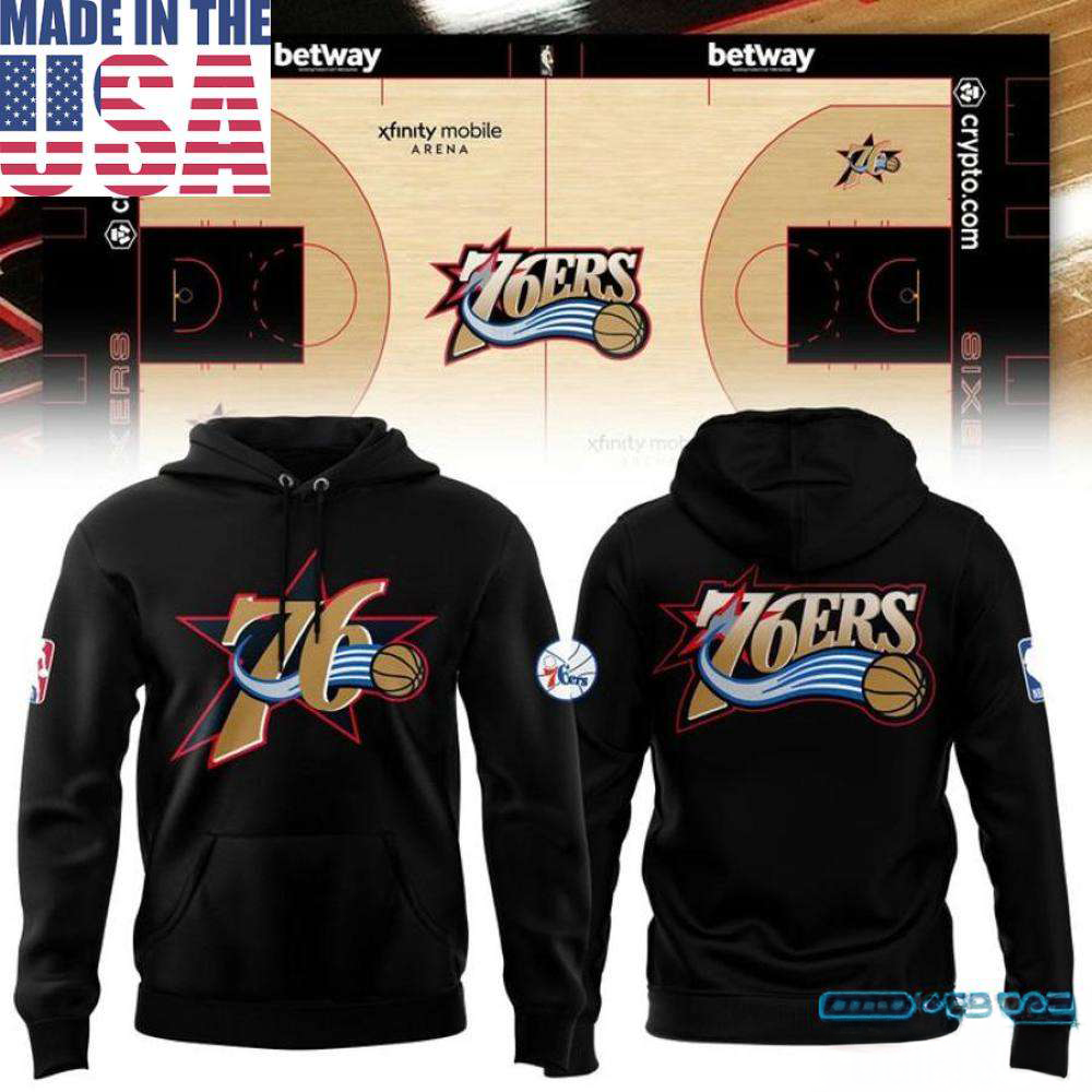 Philadelphia 76Ers Nba Season 2025–2026 Fan Hoodie