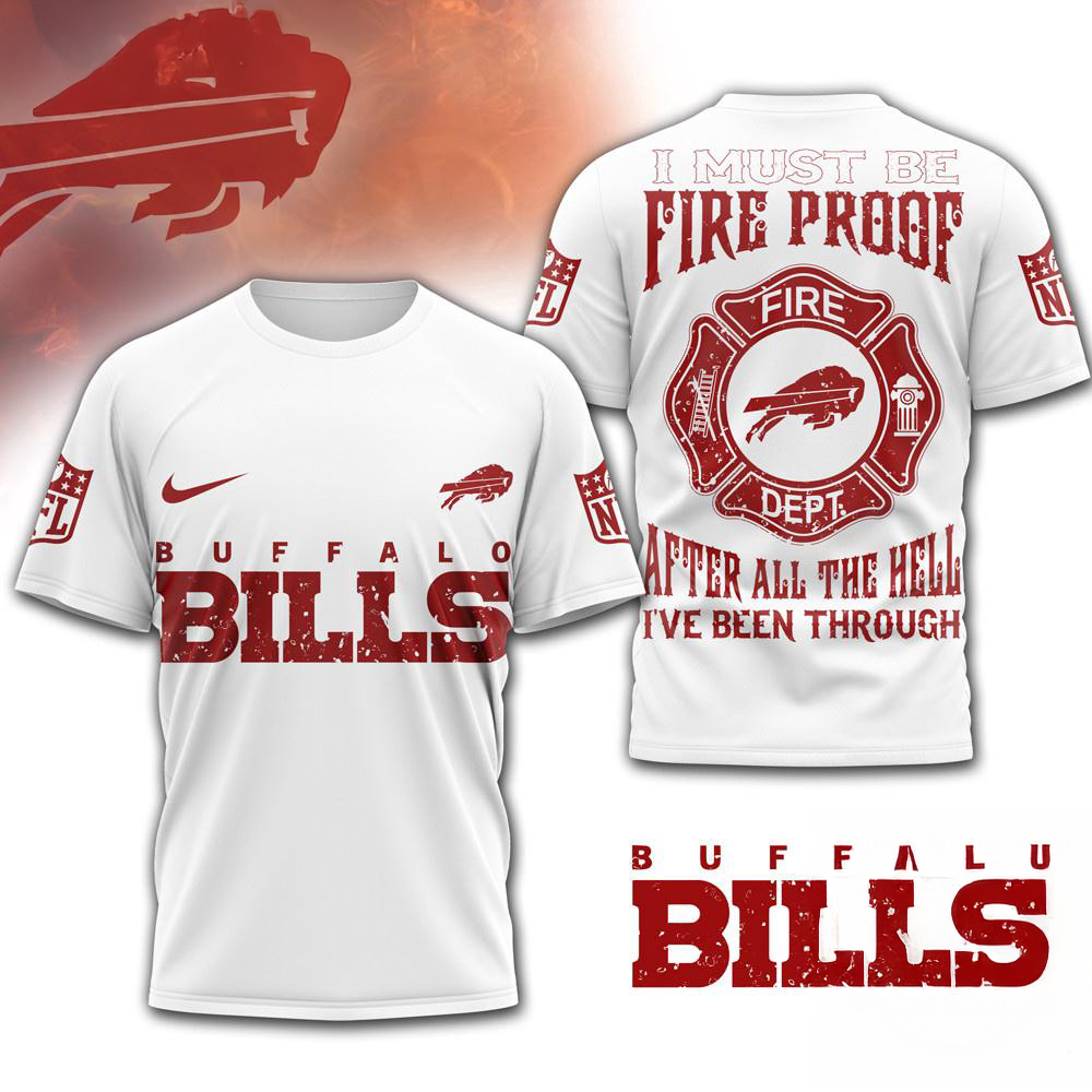 Buffalo Bills Nfl Built By Fire Game Day Limited Edition 3D Shirt Gift For Bills Fans