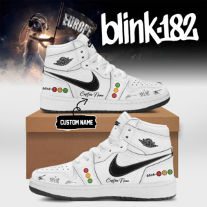 Blink182 New Eu Shows Signature Shoes V5 Premium Edition Gift For Concert Fans
