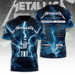 Metallica Tour 2026 Graphic 3D Apparel Gift For Music Lovers