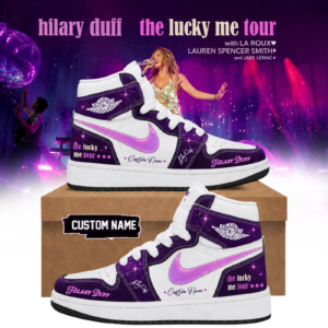 Hilary Duff The Lucky Me Tour 2026 Signature Shoes Gift For Pop Music Fans