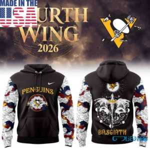 Pittsburgh Penguins Fourth Wings Night 2026 Celebration Hoodie