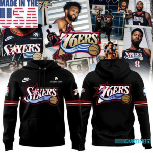 Philadelphia 76Ers Hardwood Classics 2025Ã‚â€“2026 Hoodie