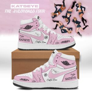Katseye The Wildworld Tour 2026 Premium Signature Shoes Gift For Tour Fans