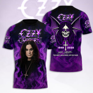 Ozzy Osbourne 3D Apparel Gift For Rock Music Enthusiasts Tour Collection