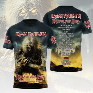Iron Maiden World Tour 2026 3D Apparel Gift For Heavy Metal Supporters Concert Season
