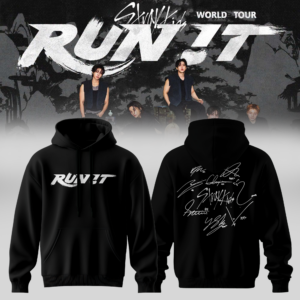 Stray Kids Run It World Tour 2026 Premium Graphic Hoodie Gift For Tour Fans