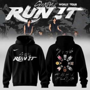 Stray Kids Run It World Tour 2026 Official Tour Hoodie Gift For Merchandise Collectors