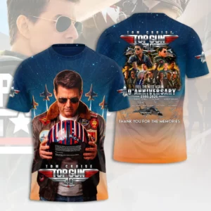 Top Gun 40Th Anniversary Collector 3D Apparel Gift For Movie Lovers