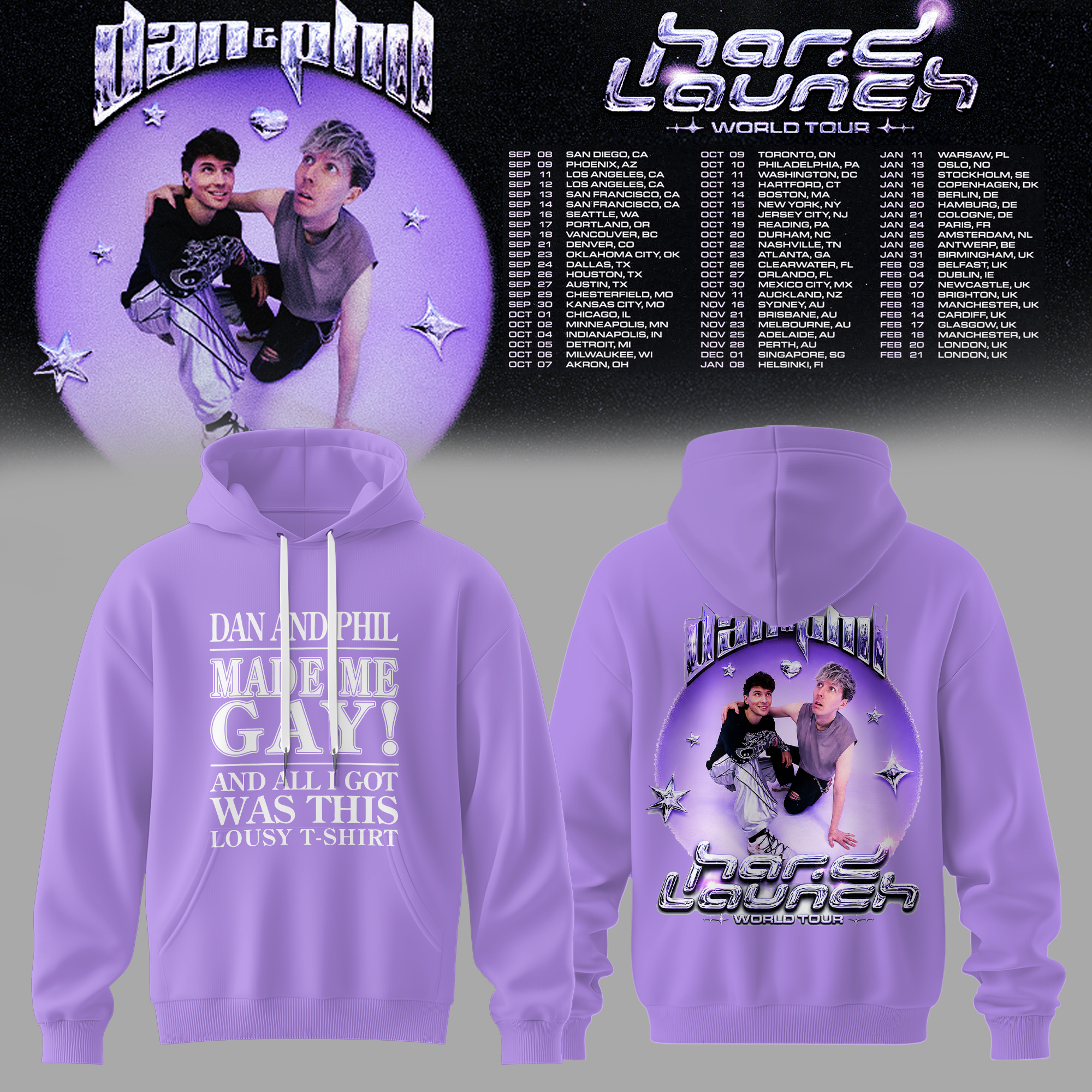 Hard Launch Live 2026 Concert Merchandise Hoodie