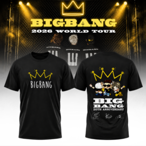 Bigbang 2026 World Tour Collector Graphic T-Shirt Gift For Kpop Lovers