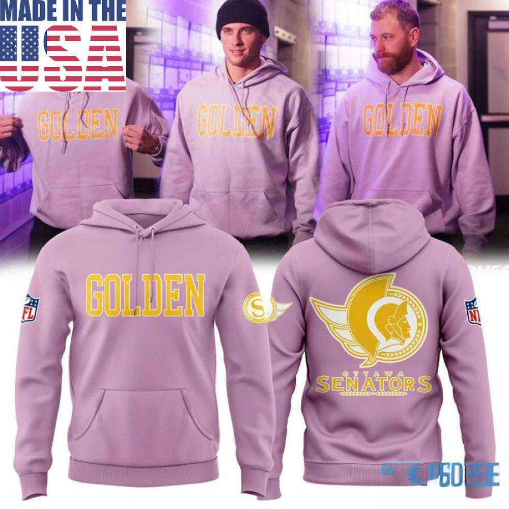Ottawa Senators Golden Edition 2025 Fan Hoodie