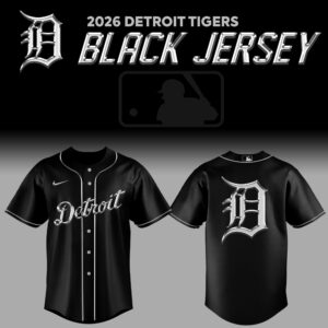 Detroit Tigers Back In Black 2026 Jersey Gift For Tigers Fans
