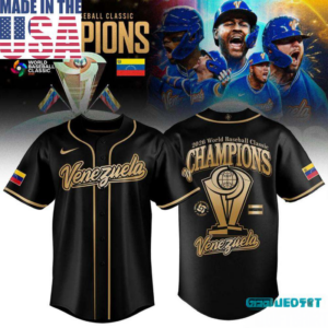 World Baseball Classic Champions Venezuela 2026 Fan Jersey