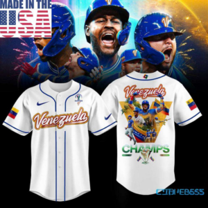 World Baseball Classic Champions Venezuela 2026 White Jersey