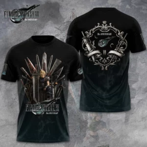Final Fantasy Vii 30Th Anniversary 3D Apparel Gift For Rpg Fans Collector Edition