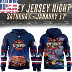 Peoria Rivermen Disney Jersey Night Fan Hoodie