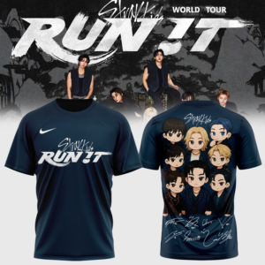 Stray Kids Run It World Tour 2026 Premium Graphic T-Shirt Gift For Music Enthusiasts
