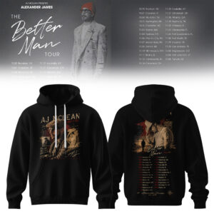 Aj Mclean The Better Man Tour Concert Fan Hoodie