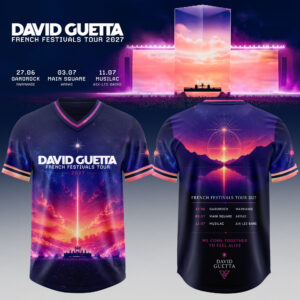 David Guetta France Tour Limited Edition Baseball Jersey
