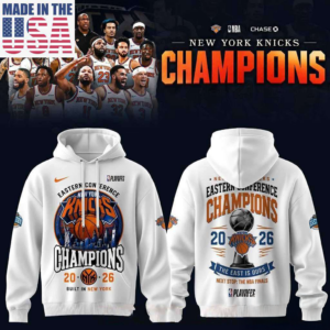 New York Knicks 2026 Nba Eastern Conference Champions Tee Hoodie