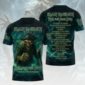 Iron Maiden World Tour 2026 3D Apparel Gift For Arena Tour Fans