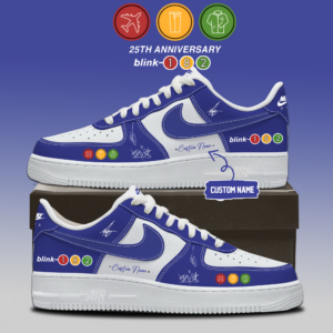 Blink182 Anniversary Collection Limited Edition Signature Shoes V1 Gift For Concert Fans