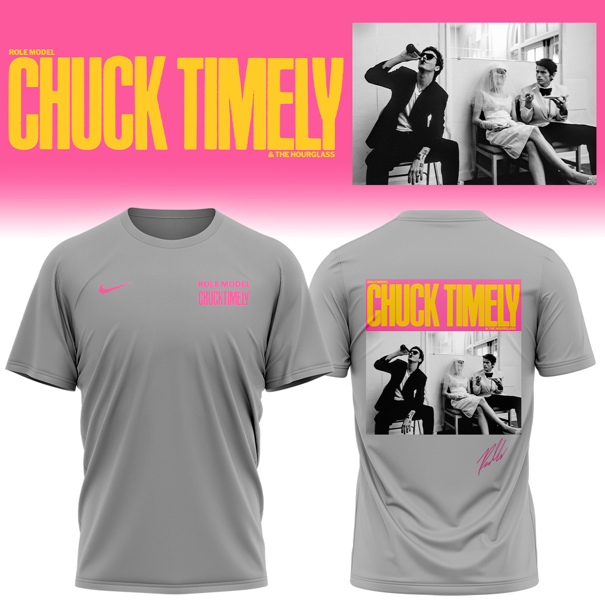 Role Model Chuck Timely & The Hourglass Album 2026 Collector Shirt Gift For Concert Lovers