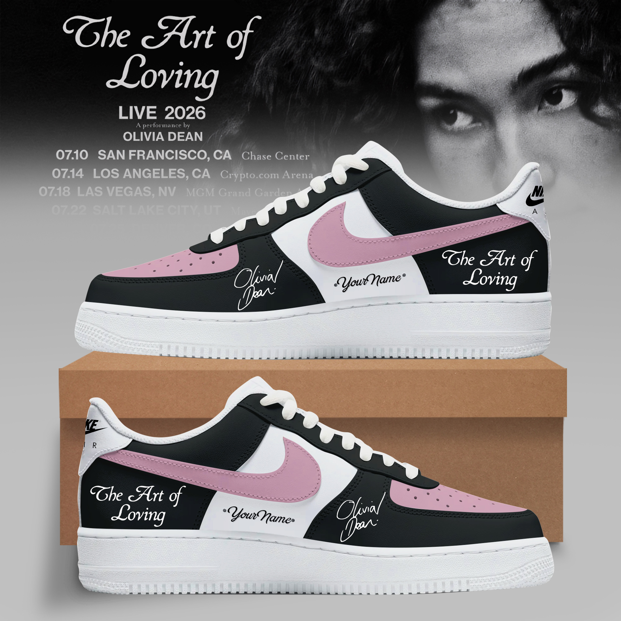 Olivia Dean The Art Of Loving Custom Sneaker Fan Collection