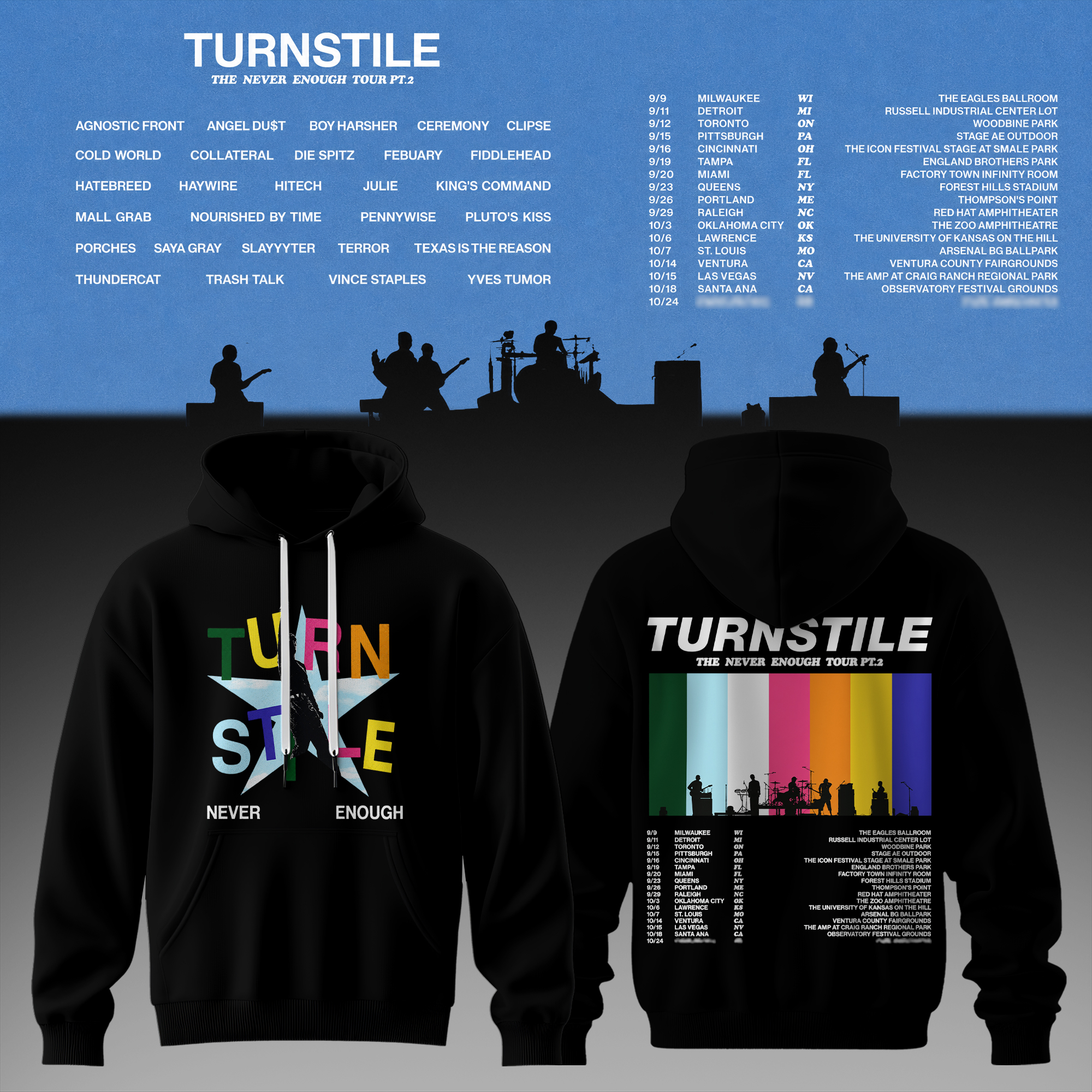 The Never Enough Tour Pt. 2 Collector Hoodie Gift For Music Fans