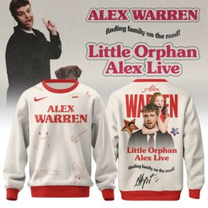 Alex Warren Little Orphan Live Sweatshirt Gift For Fans Tour Collection