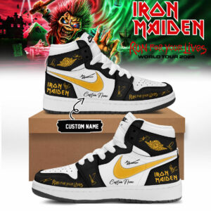 Iron Maiden Run For Your Lives World Tour Limited Edition Shoes Gift For Concert Lovers