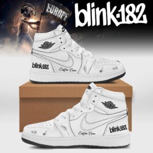 Blink182 New Eu Shows Signature Shoes V8 Collector Edition Gift For Fans