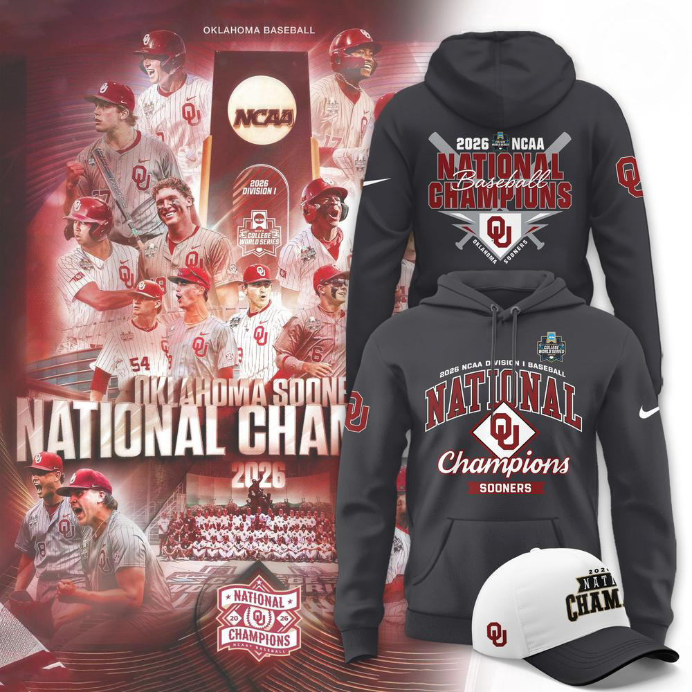 Oklahoma Sooners 2026 Mcws National Champions Hoodie Gift For College Baseball Fans