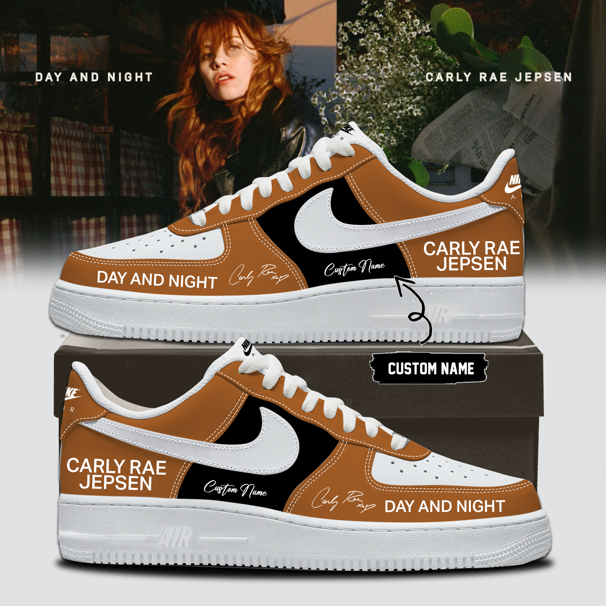 Carly Rae Jepsen Day And Night Album Limited Edition Shoes Gift For Music Collectors