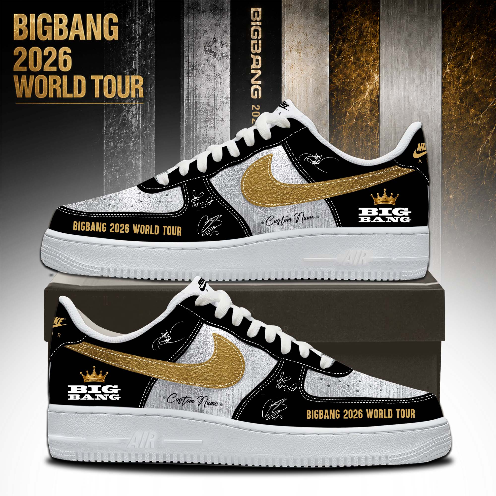 Bigbang 2026 World Tour Limited Collector Shoes Gift For Tour Merchandise Fans