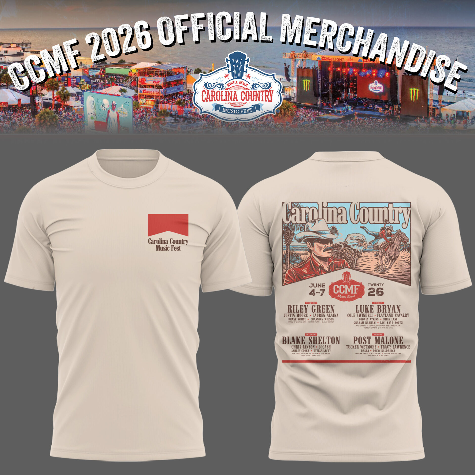 Ccmf Fan Collection T-Shirt Gift For Festival Lovers 2026