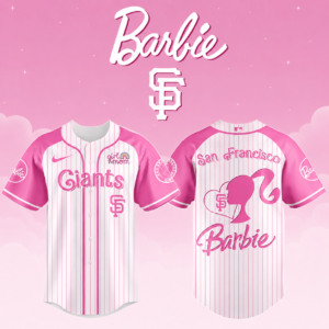 Pink Pinstripe Baseball Jersey Custom Fan Shirt Personalized Button Up Sports Jersey