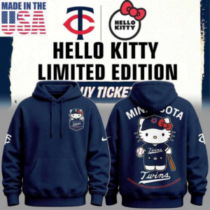 Minnesota Twins Hello Kitty Night 2026 Tee Hoodie