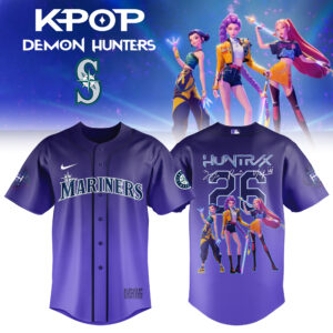 Seattle Mariners X Kpop Demon Hunters 2026 Collector Baseball Jersey Gift For Anime Fans