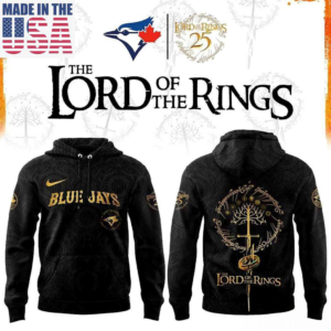 Toronto Blue Jays Lord Of The Rings 25Th Anniversary 2026 Hoodie