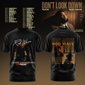 Rod Wave Dont Look Down Tour Shadow Graphic T-Shirt Edition