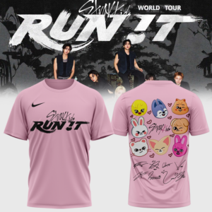 Stray Kids Run It World Tour 2026 Fan Collection T-Shirt Gift For Dedicated Fans