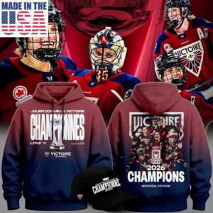Victoire De MontrÃ£Â©Al Coupe Walter Champions 2026 Fan Hoodie
