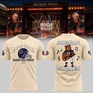 Chicago Bears X Morgan Wallen Soldier Field T-Shirt Gift For Concert Fans 2026