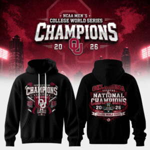 Mens College World Series Champions 2026 Limited Edition Hoodie