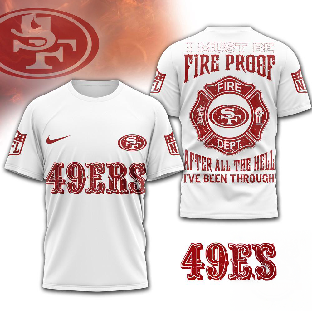 San Francisco 49Ers Nfl Built By Fire Game Day Limited Edition 3D Shirt Gift For 49Ers Fans