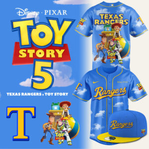 Texas Rangers Toy Story 5 Theme Nights Jersey Gift For Rangers Fans 2026