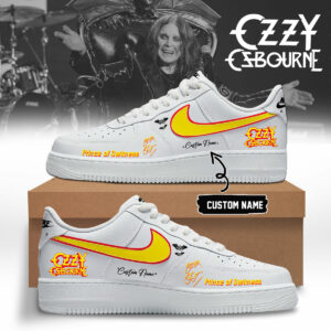 Ozzy Osbourne Prince Of Darkness Forever Graphic Sneakers Gift For Music Fans